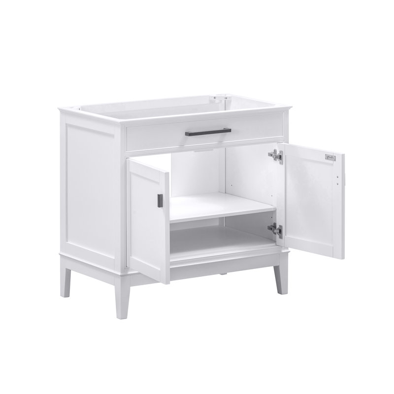 Madison 36'' W Single Bathroom Vanity Base, White