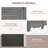 4-Panel Folding Room Divider With Blackboard-119456384