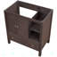 Base de meuble-lavabo de salle de bain seulement, structure en bois massif, armoire de rangement de salle de bain avec portes et tiroirs-981516304