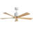 52" Modern 5-blade Without Light Ceiling Fan With Remote Control And Timing Function-766085904