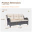 Seun 71.26'' Wide Patio Sofa with Cushions-1932653546