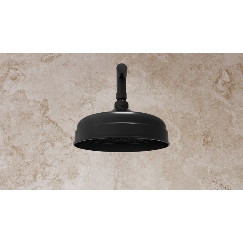 Levantine 8 in. Shower Head, Matte Black, Matte Black