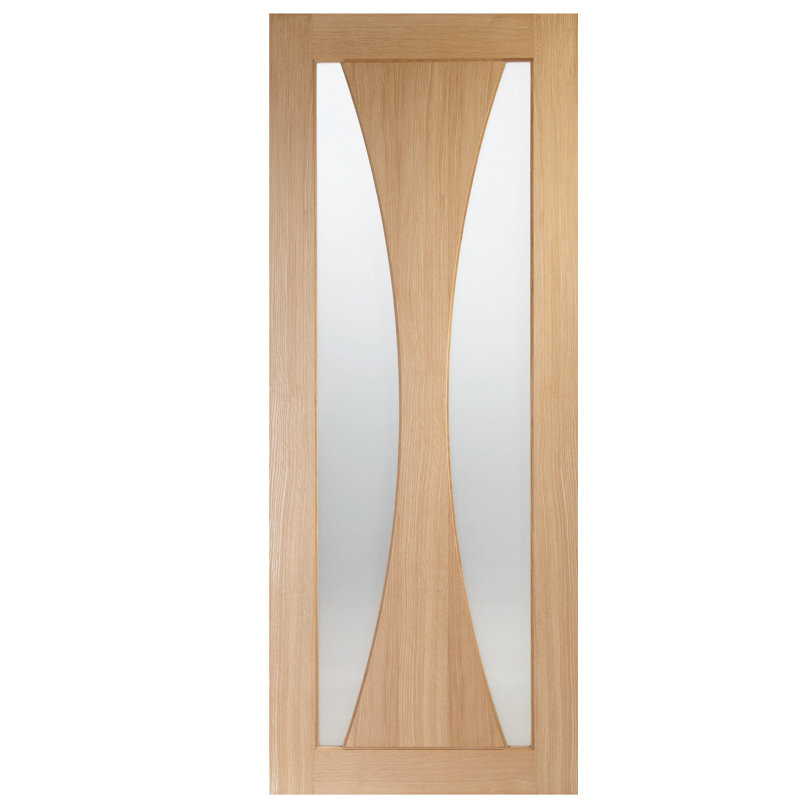 Internal Glazed Oak Pre-Finished Verona, 1981mm H x 762mm W x 35mm D
