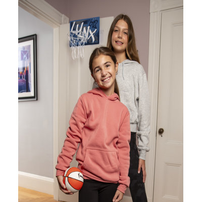 Cerceau de basketball par dessus la porte Franklin Sports WNBA Lynn du Minnesota - Panier de basketball d'intérieur pour enfants avec mini ballon