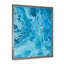 Turquoise, vagues de marbre fluides - peinture sur toile-67231954-67231962