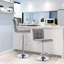 Dequincy Swivel Upholstered Adjustable Height Counter Stool with Metal Frame-900601476