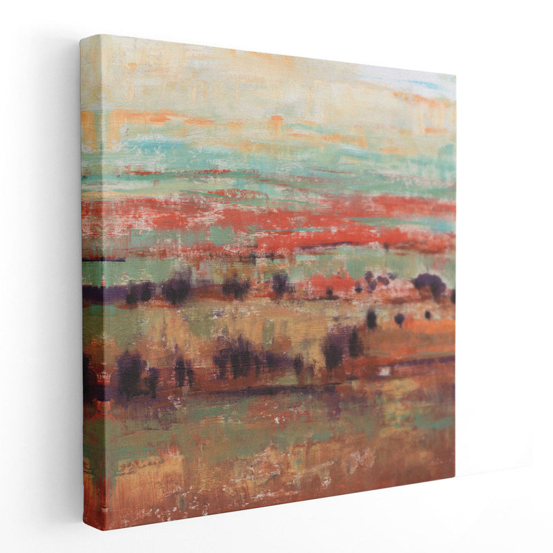 «Divided Landscape I», reproduction d'art sur toile, H 12 po x l 12 po
