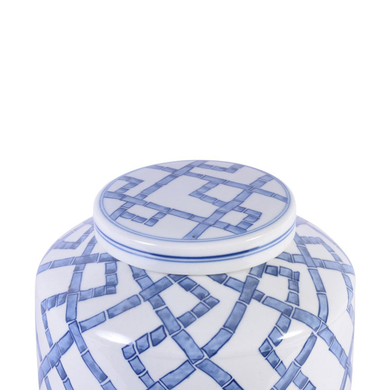 Handmade Blue and White Porcelain China Jar