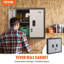 Armoire murale pliable, armoire de garage en métal, petite armoire murale 26 po, capacité de chargement de 240 lb, tablette réglable