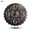 Adheesh Metal Wall Clock