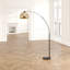 Loreta 170cm Black Arched Floor Lamp