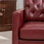 Fauteuil pivotant en cuir véritable Azib-1411745280