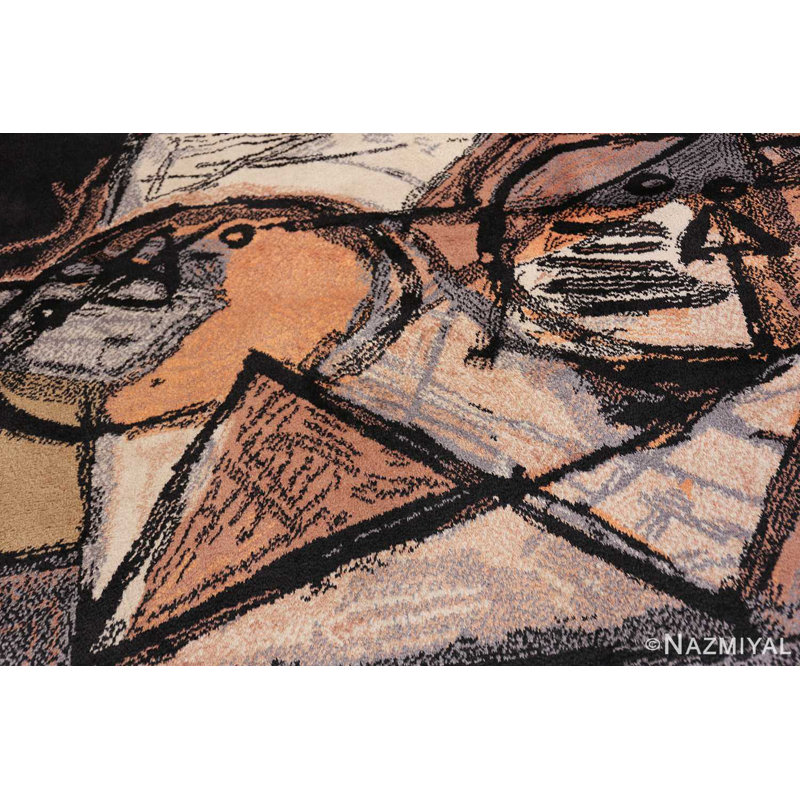 Scandinavian One-of-a-Kind Rectangle 6' X 9' Area Rug