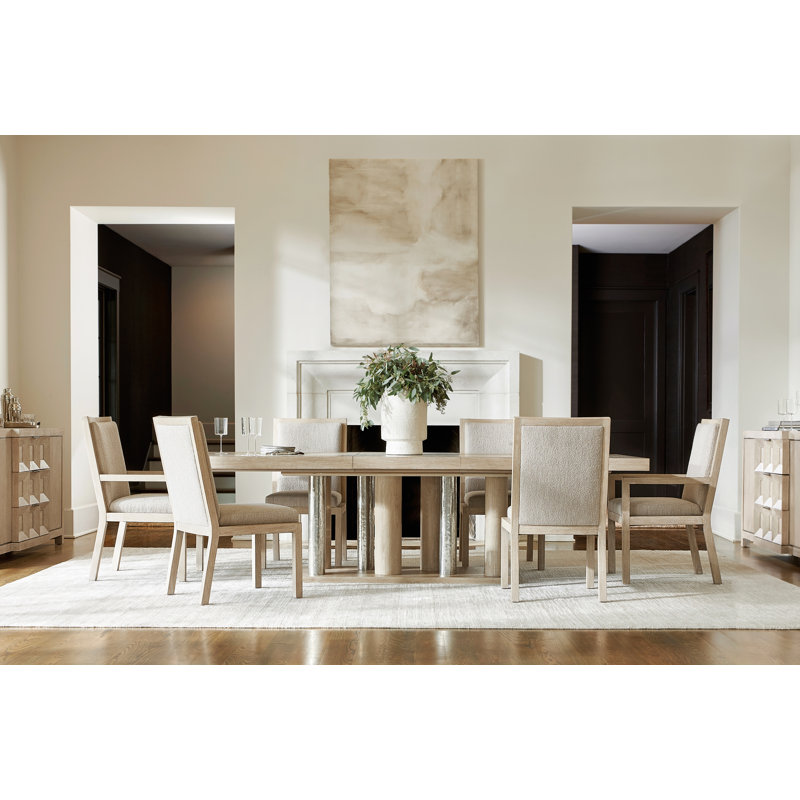 Prado Upholstered Back Side Chair in Beige