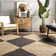 Lowman Geometric Hand Hooked Jute/Cotton Beige/Brown Area Rug