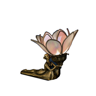Lampe de fantaisie 9" figurine à bud