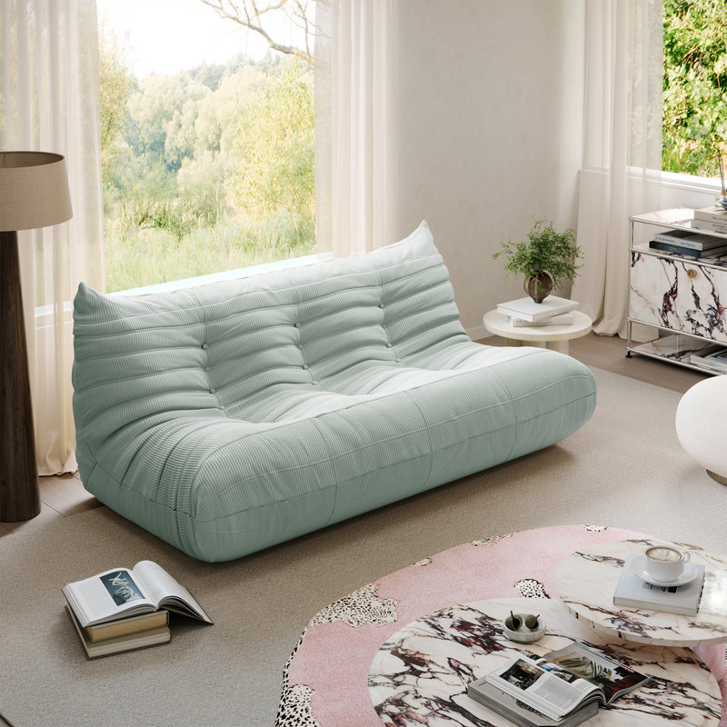 Fauteuil à billes Castleberry Lazy, Vert menthe