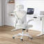 Chaise de bureau ergonomique, chaise de bureau avec appui-tête, chaise d'ordinateur à haut dossier avec accoudoirs et support lombaire réglable pour la salle d'étude de bureau à domicile