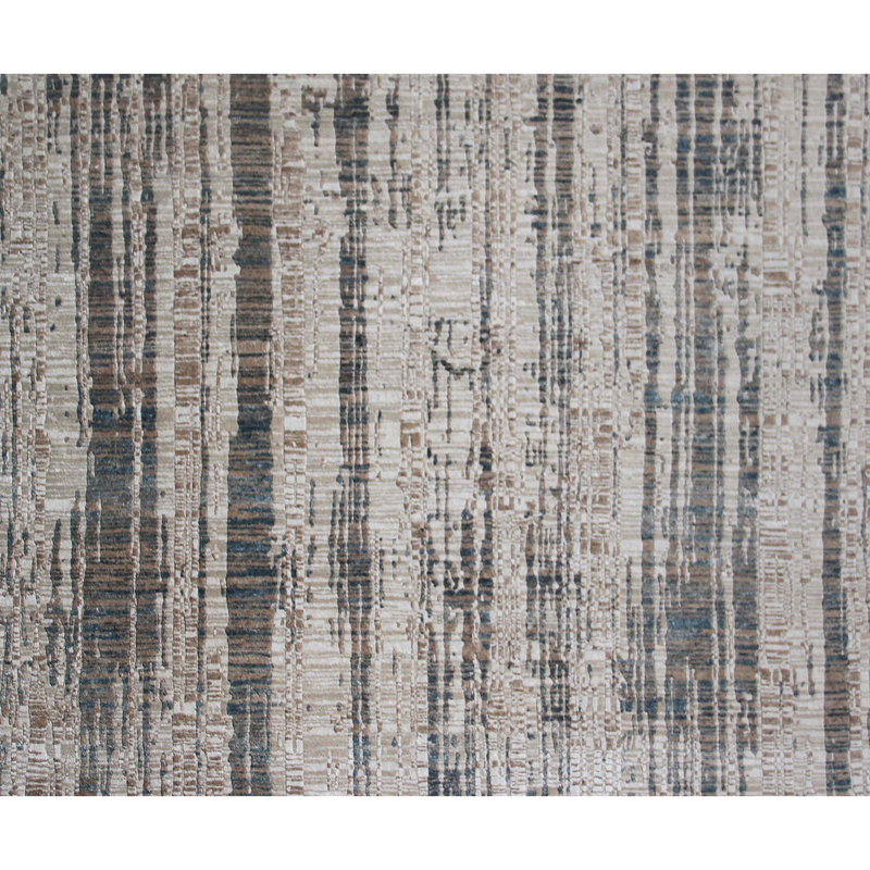 Area Rug in Beige/Blue/Brown, Rectangle 10' x 14'