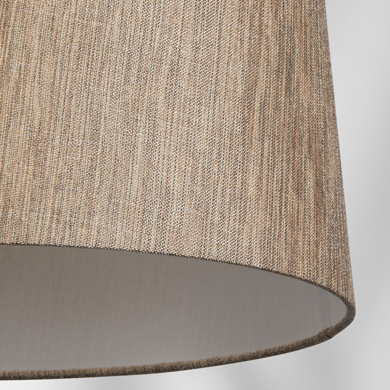 30cm H Polyester Drum Pendant Shade ( Spider ) in Beige