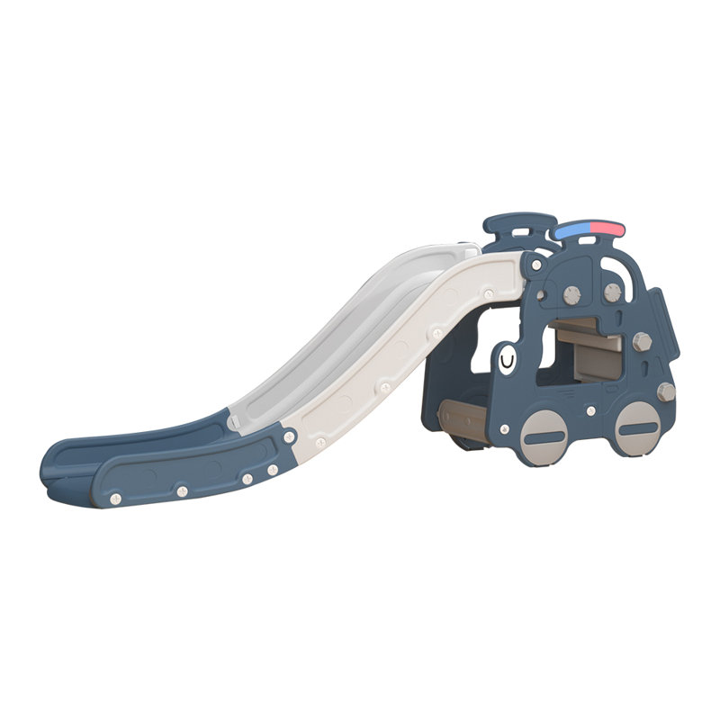 Harriet Bee Indoor Slide, Blue/White