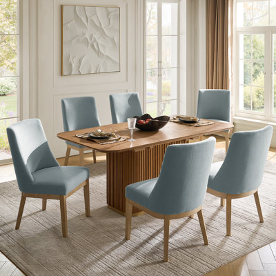 Chaise en bois massif Albertina Farmhouse