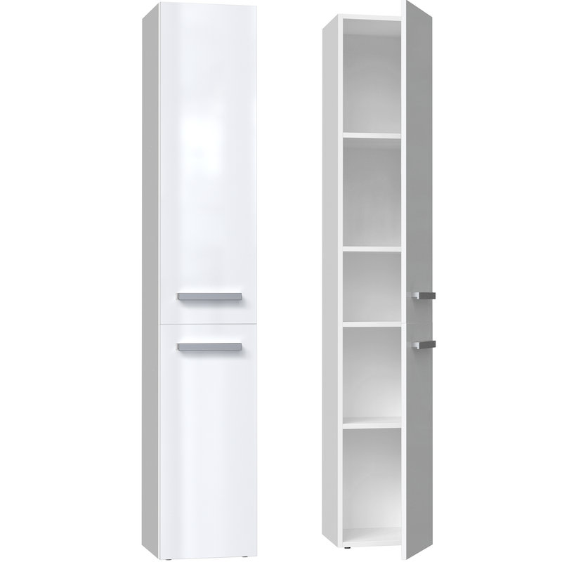 Galyean 1 - Door Accent Cabinet, Gloss White