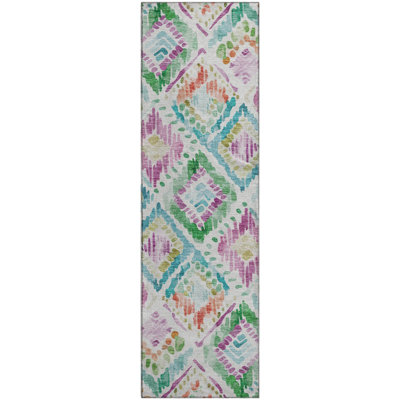 Premium Machine Washable Blaise AMF1088 Geometric Rug