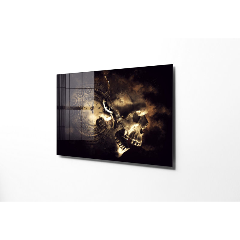 Decorative Tempered Glass Painting, 27.6" H x 39.4" W