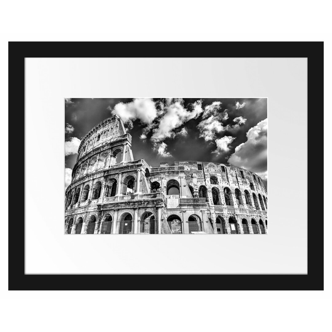 Gerahmtes Poster Colosseum bei Tag in Rom