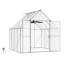 Serre en polycarbonate 8 po x 8 pi avec toit ventilé-112387365
