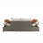 83'' Wide Wicker Patio Sectional with Cushions