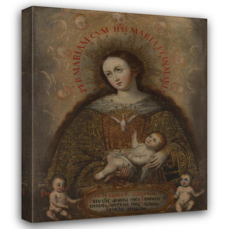 "L'Âme de la Vierge Marie" par MuseumPrints - Art mural sur toile tendue avec châssis, H 24 po x l 17 po