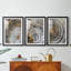 ABSTRACT Series CCLX III - Impression sur mesure avec cadre de qualité supérieure - 3 pièces-1845128160-1845128190