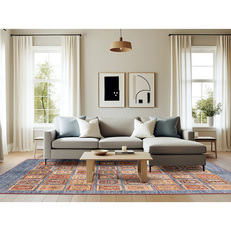 Tapis abstrait moderne 3751ABS3758, Rectangle 6 pi x 9 pi