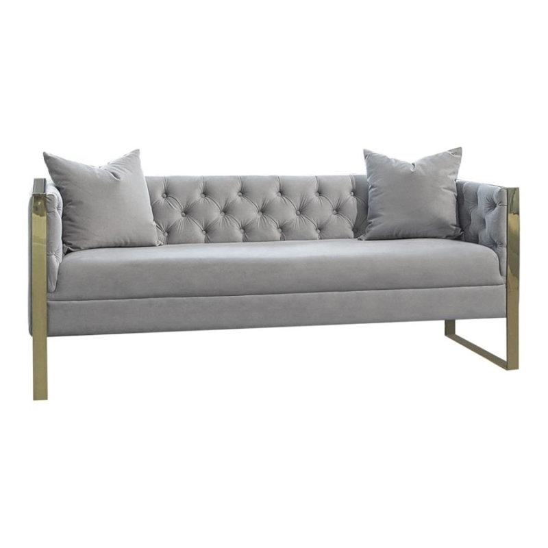 75'' Velvet Sofa