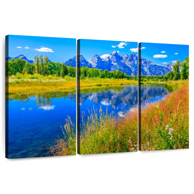 Grand Tetons pittoresque d'Alvord, H 36 po x l 57 po