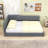 L-Shaped Full Upholstered Daybed with Center Legs-1867246218