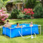 Rectangle Frame Set Pool H x W x L , with Pump Included-60822884-60822886