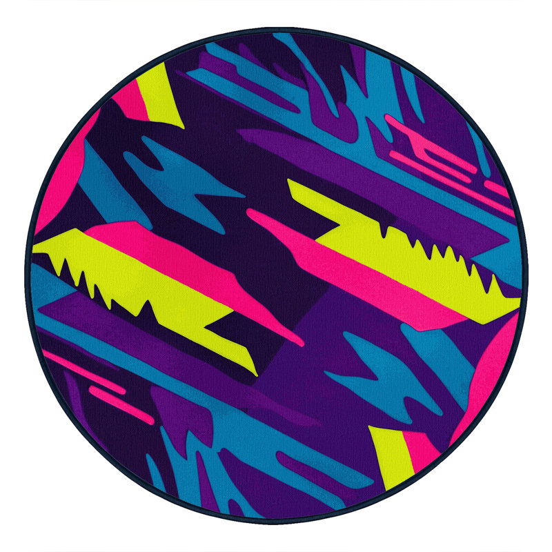 Electric Mirage Rug, Round 7'