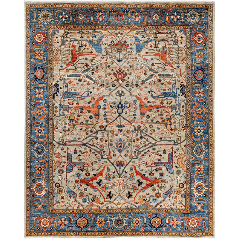 Serapi One-of-a-Kind 7' 11" X 9' 10" Hand Knotted Area Rug