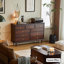 Armoire d'appoint en noyer massif