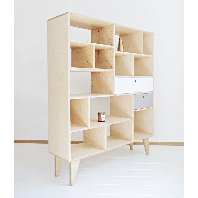 Mercer 130cm H x 110cm W Standard Bookcase