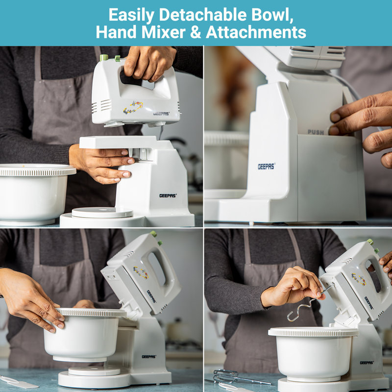 Geepas 5-Speed 2.2L Stand Mixer