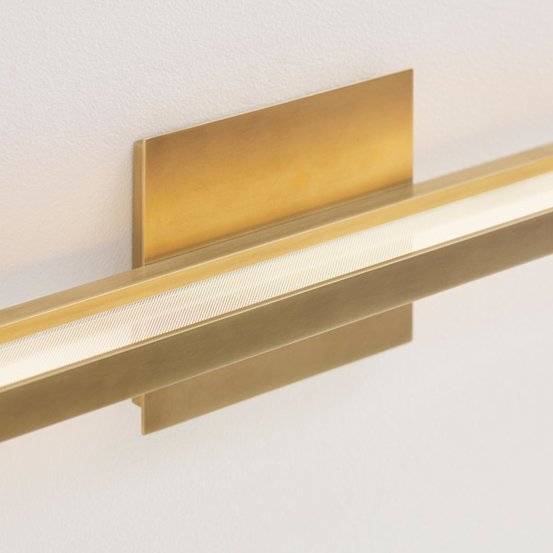 Banda 1 - Light LED Bath Bar, Natural Brass