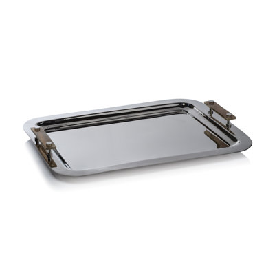 Prep & Savour Diljit Stainless Steel/ Horn Tray