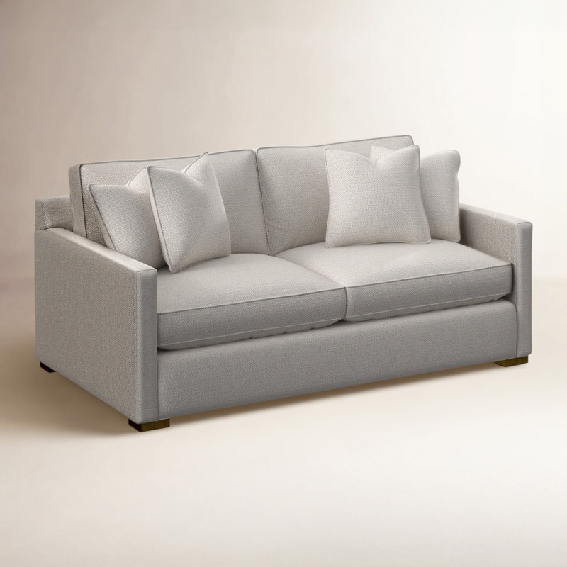 Bel-Air 79'' Upholstered Sofa, Mineral, Fantail Blue; 0569-66