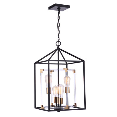 4 - Light Lantern Chandelier