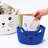 Cat Storage Basket Woven Organizer With Ears Decorative Pet Toy Cute Bin Cotton Rope Basket For Gift Cat Dog Toy Container Nursery Room-2026288628