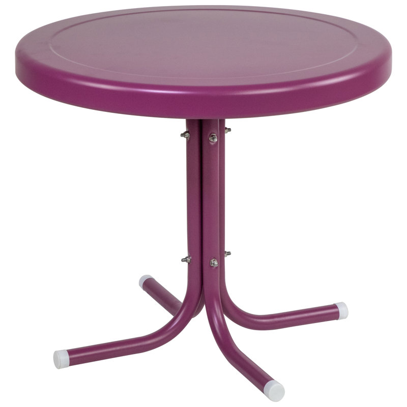 Table d'appoint 22 po, Mauve